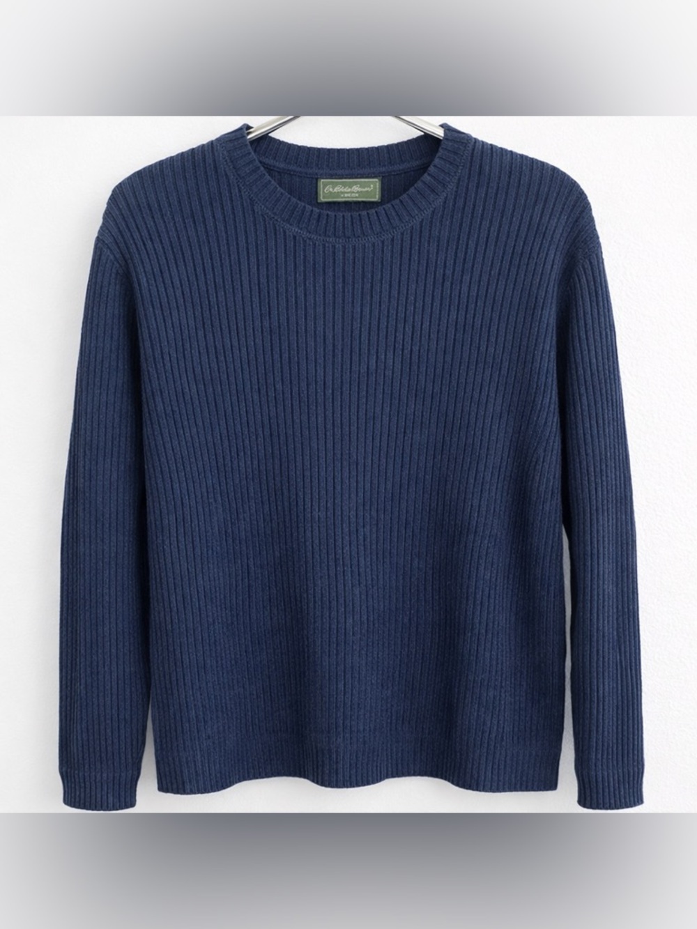 Eddie Bauer Ribbed Crewneck Sweater - Blue